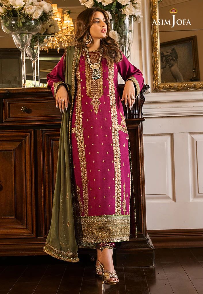 ASIM JOFA BURGENDY