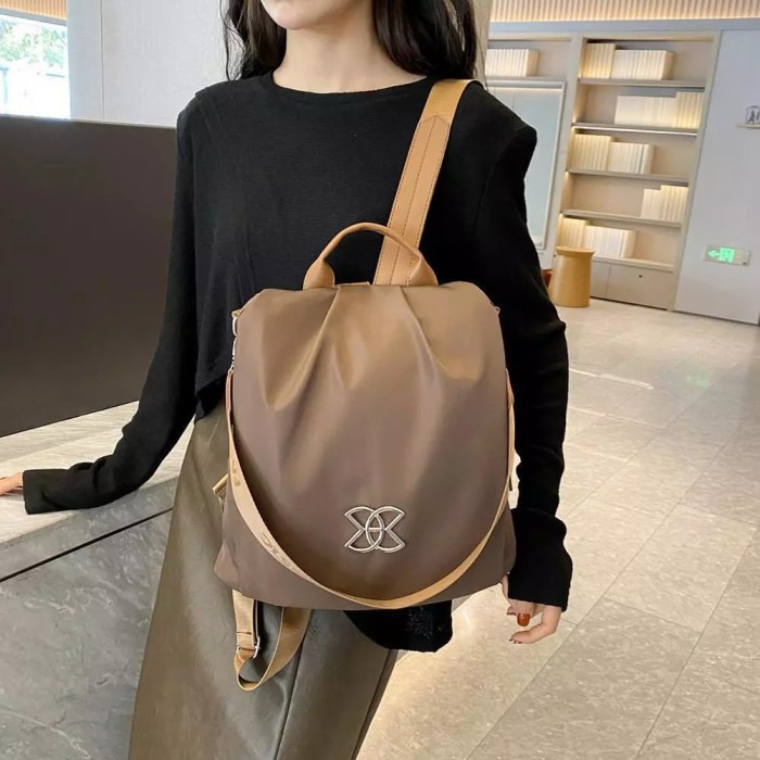 Anti-Theft Lightweight Oxford Cloth Backpack for Women Crossbody Bag Multi-Purpose thumbnail 6