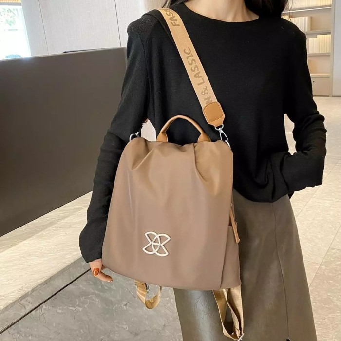 Anti-Theft Lightweight Oxford Cloth Backpack for Women Crossbody Bag Multi-Purpose thumbnail 5