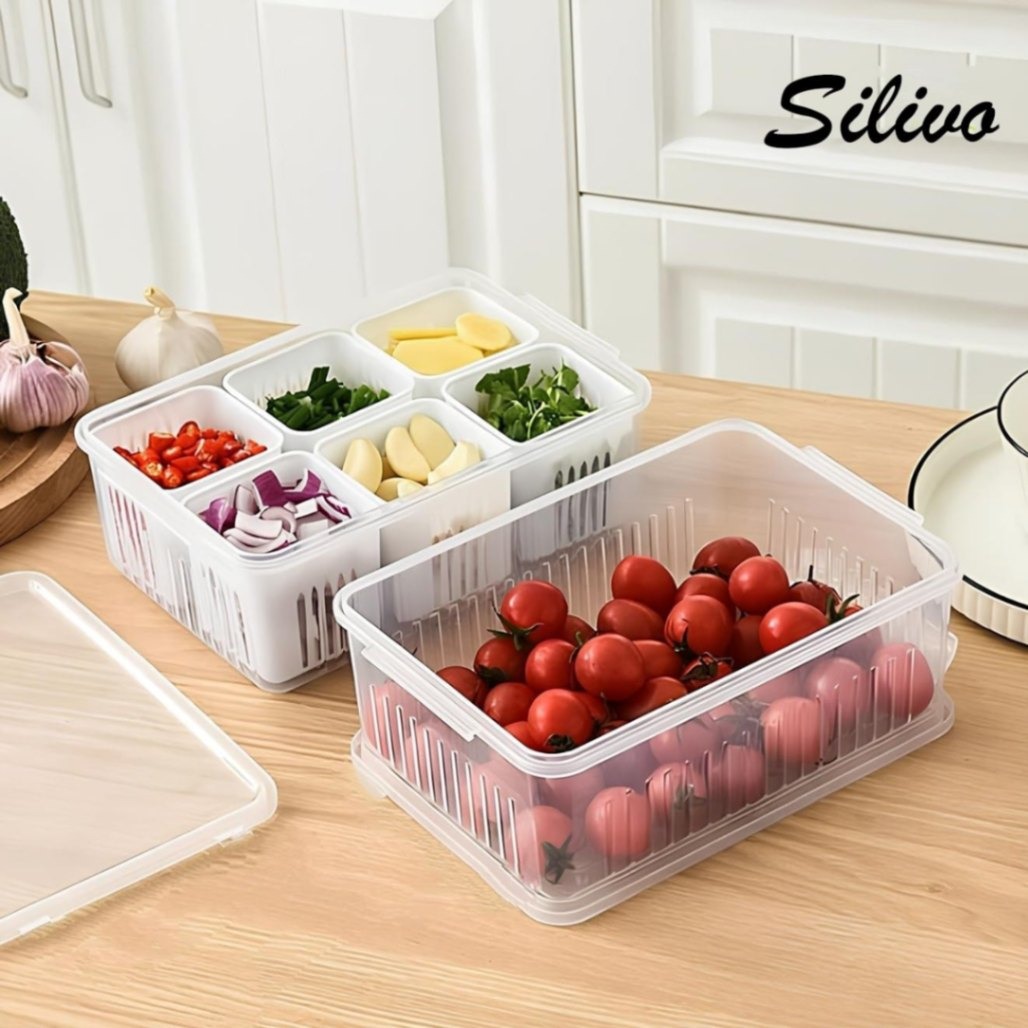 6 grid fridge storage box thumbnail 3