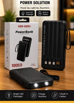 Ven-Dens 20,000 mAh Premium Power Bank thumbnail 2