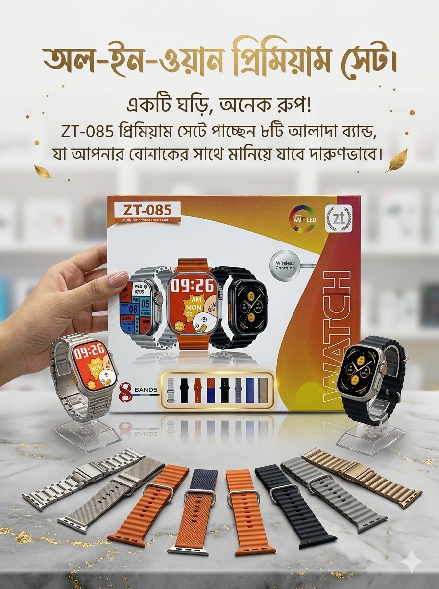 ZT-085 Premium Smartwatch Set -13261 thumbnail 2