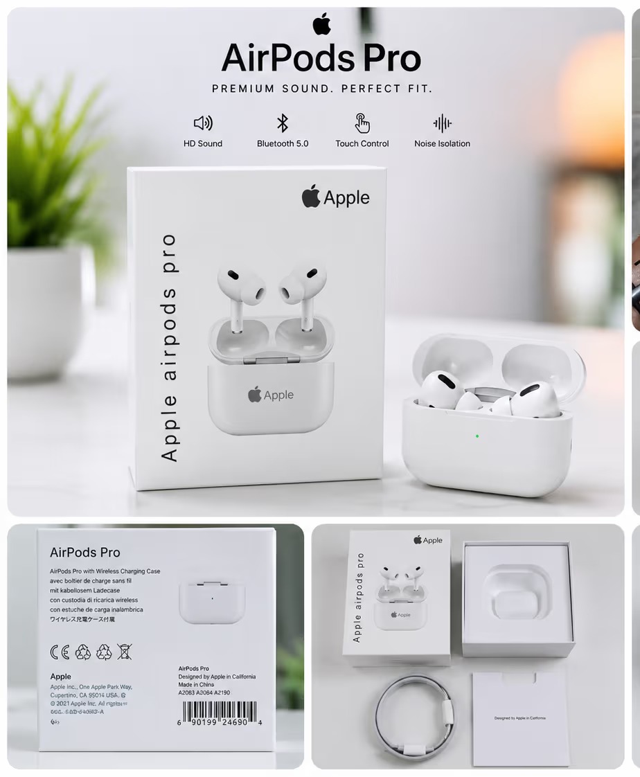 Wireless Bluetooth Earbuds with Charging Case thumbnail 2