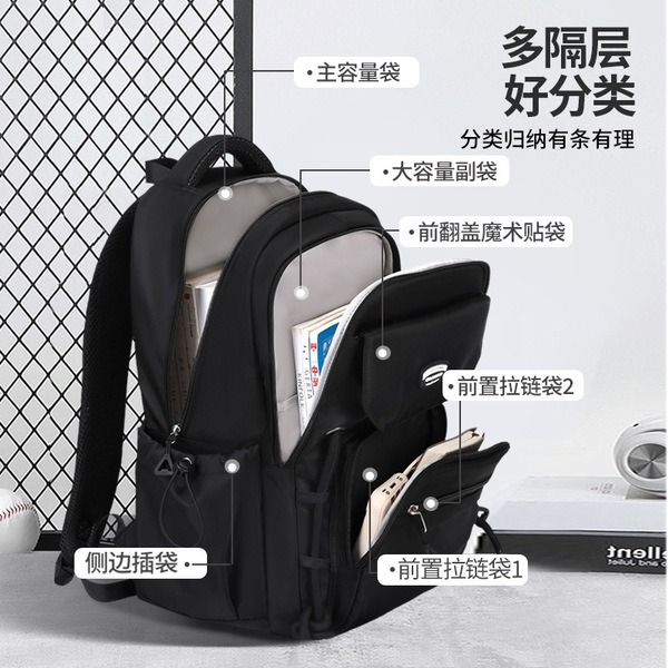 Students bag Stain-Resistant Backpack thumbnail 2