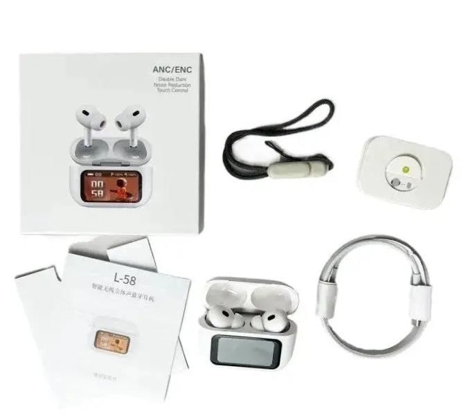 A9 Pro ANC Wireless Earbuds – Smart LCD Color Screen with ANC & ENC_img_1