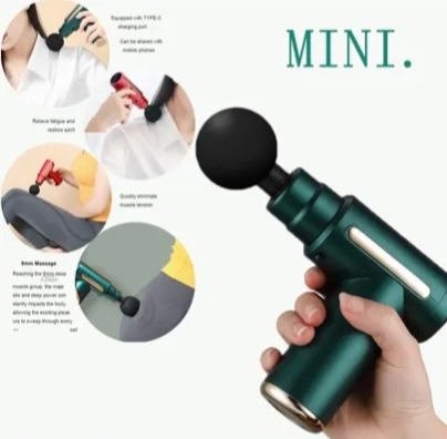 Percussion Massage Gun with LED – USB Deep Tissue Muscle Recovery Massager (3 Speed)_img_3