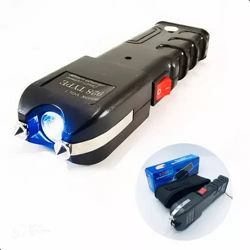 928 High-Voltage Stun Gun Big with LED Flashlight, Rechargeable light_img_4