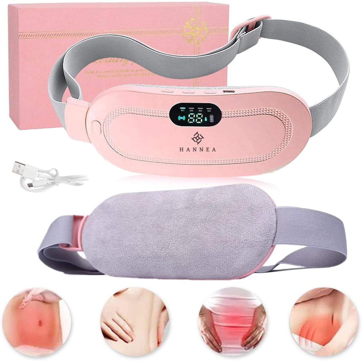Heating Pad women Period Pain Cramp Relief Belt -Portable Menstrual Heating Pad_img_0