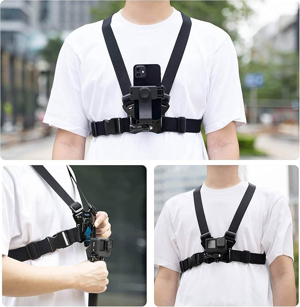 Adjustable Chest Strap Mount for Action Cameras (Copy)
