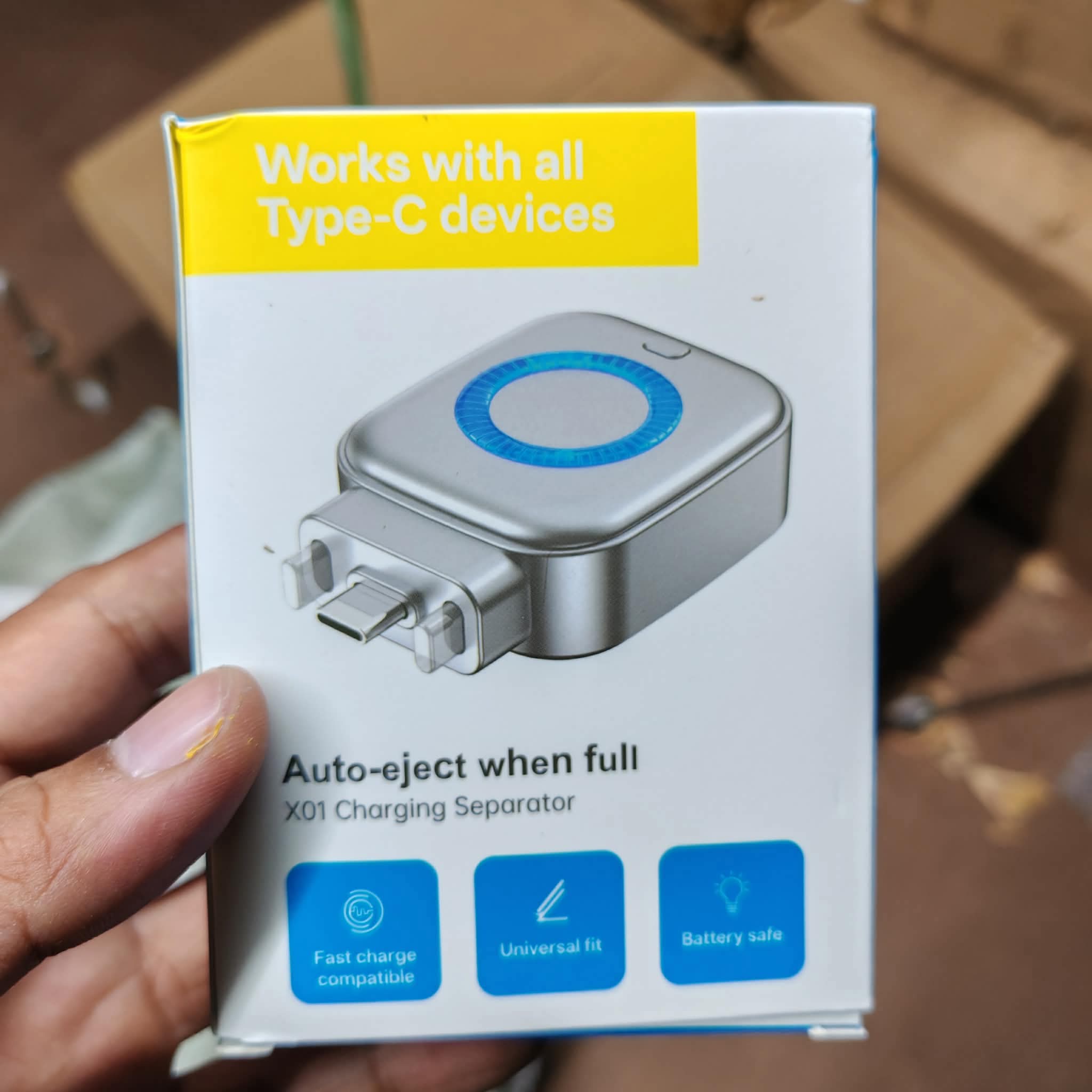 X01 140W Smart Auto Eject USB-C Fast Charging Separator ( Non Brand)_img_1