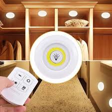 Rechargeable 3 LED Cabinet Light with Remote Control_img_2