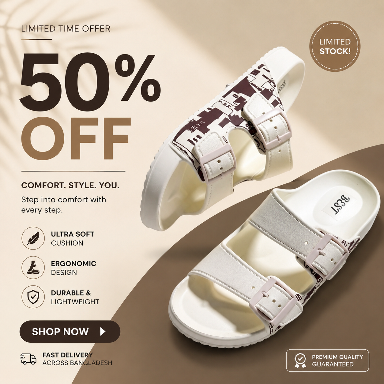 China imported double-buckle EVA rubber slide sandal_img_5