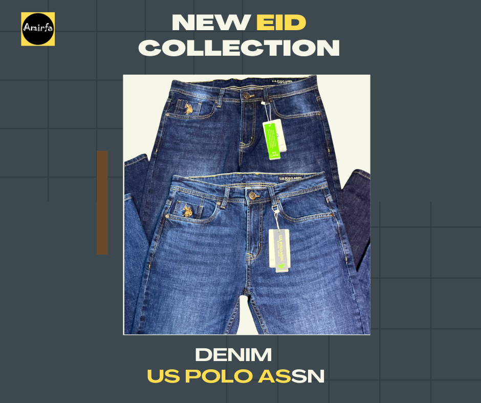 U.S. Polo Assn. Men Jeans 2Pieces 2200/-only { Blue Light+Deep}