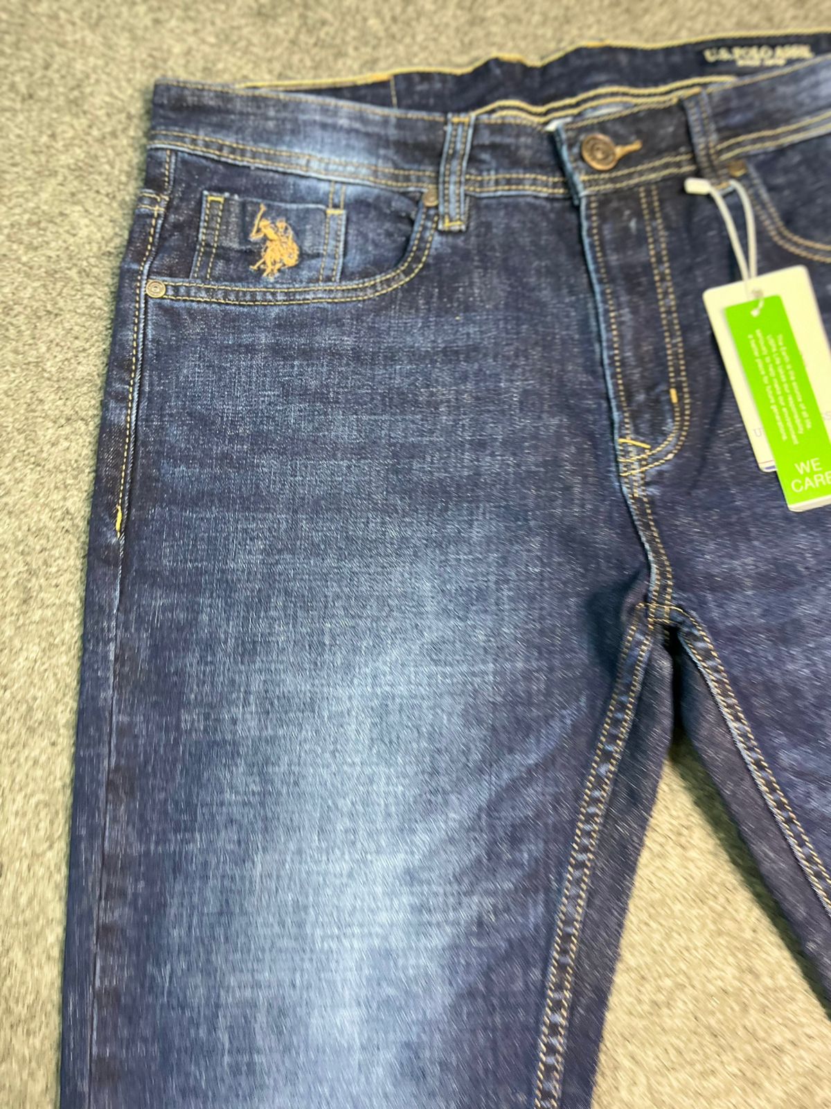 U.S. Polo Assn. Men Jeans 2Pieces 2200/-only { Blue Light+Deep}_img_3