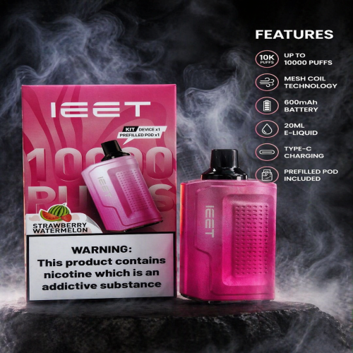 IEET 10K Disposable Vape Kit In Strawberry Watermelon Flavor 20ml_img_2