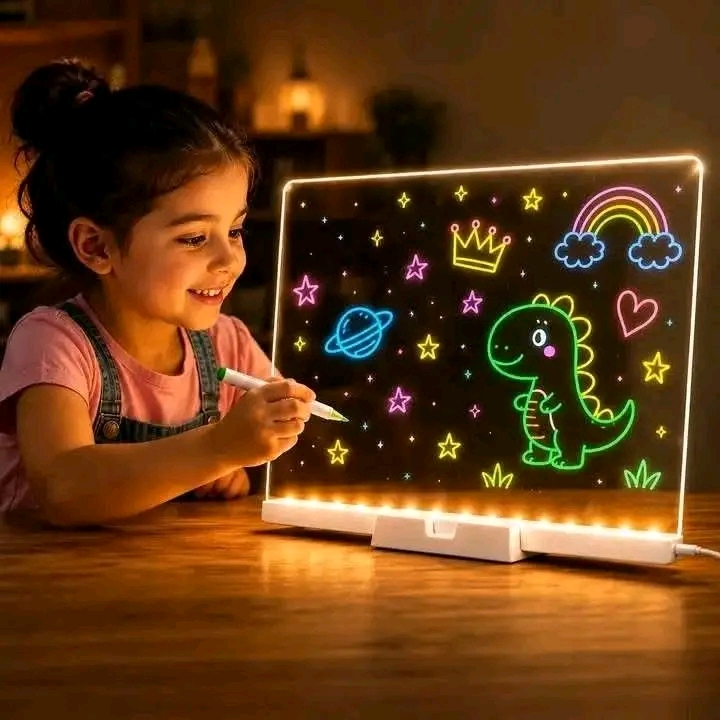 DIY Acrylic Luminescent Lamp – LED Message Note Board with Pen (DIY3020)_img_0