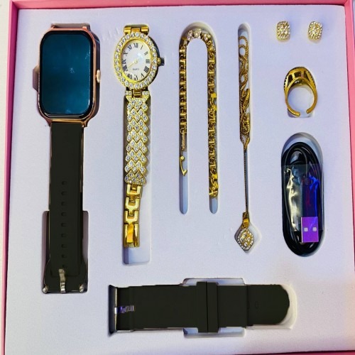 A58 Plus Smartwatch 2.02 Inch Big Screen Magnetic Charging Bracelet Heart Rate Band Sports Smart Watch With Jewelry For Women_img_1