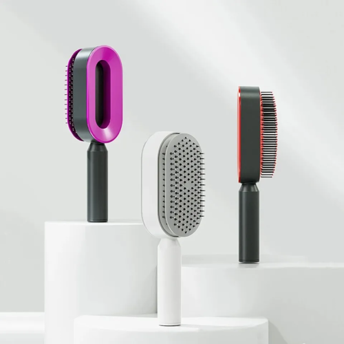 Self Cleaning Hair Brush, 3D Air Cushion Massager Brush_img_0