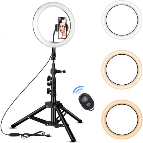 18-inch LED Ring Light & Temperature Control Full Set with Stand and Carry Bag_img_1