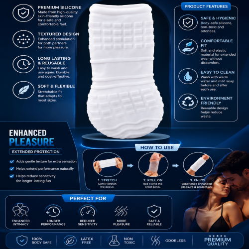 Reusable Silicon Magic Condom_img_1