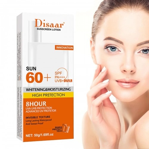 Disaar Sun 60+ SPF Whitening & Moisturizing Sunscreen Lotion 50gm_img_2