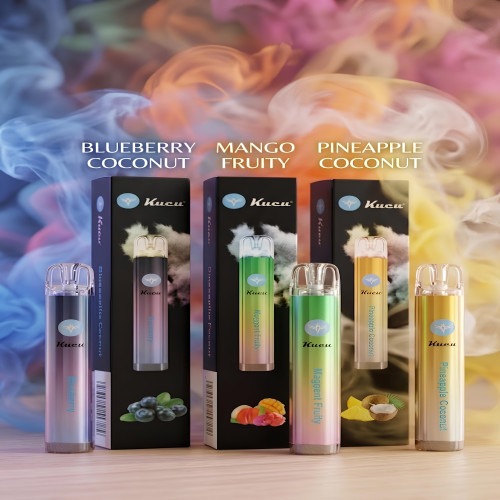 Kucu Fruit-Flavored Vape Collection – Blueberry Coconut, Mango, & Pineapple 1000 Puff_img_0