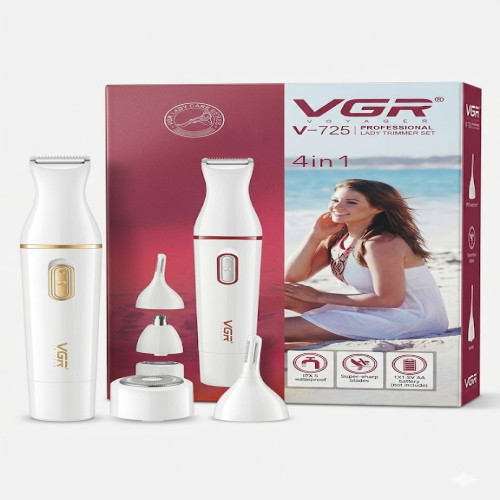 VGR V-725 4-in-1 Professional Lady Trimmer Set_img_0