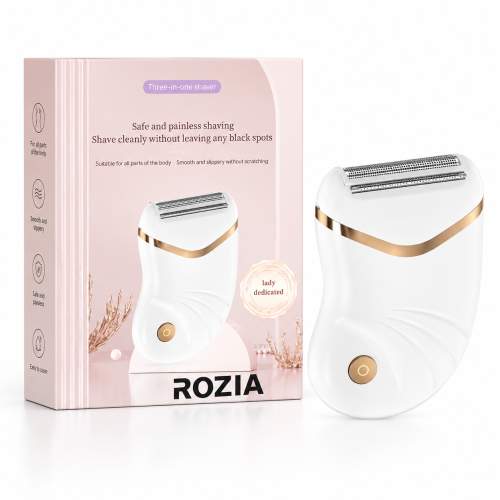 ROZIA 3-in-1 Lady Shaver – Safe, Painless, and Smooth Hair Removal for All Body Parts_img_0