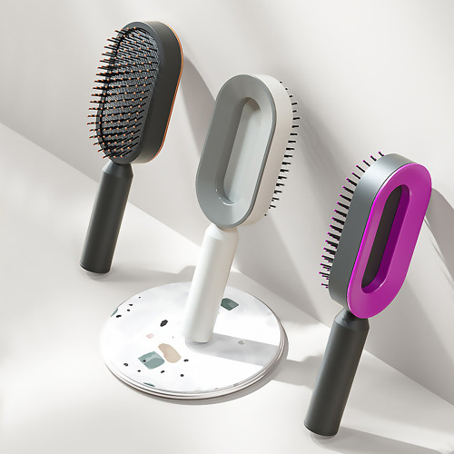 Self Cleaning Hair Brush, 3D Air Cushion Massager Brush_img_1