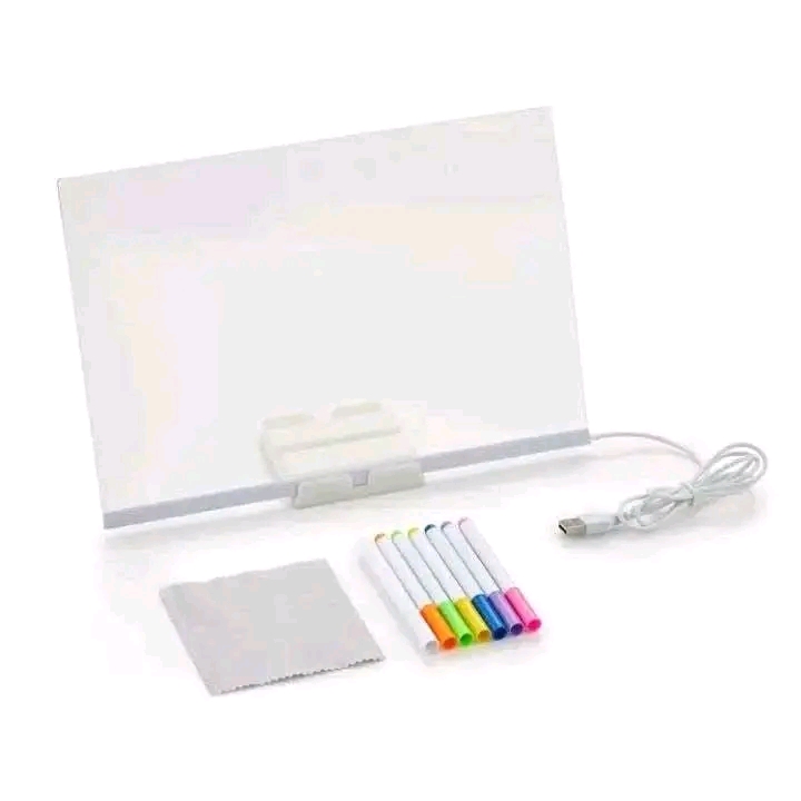 DIY Acrylic Luminescent Lamp – LED Message Note Board with Pen (DIY3020)_img_2