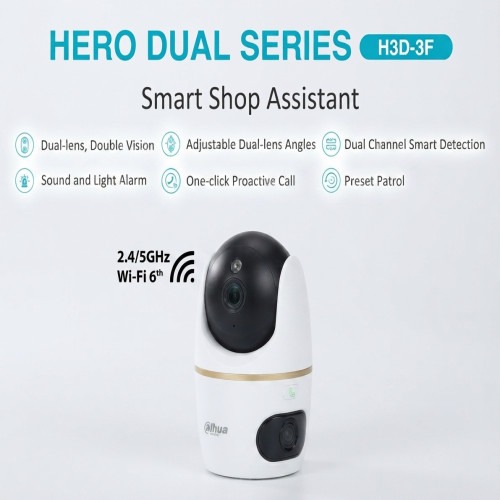 Dahua Hero Dual Series H3D-3F Smart Shop Assistant Dual-Lens Wi-Fi Camera_img_0