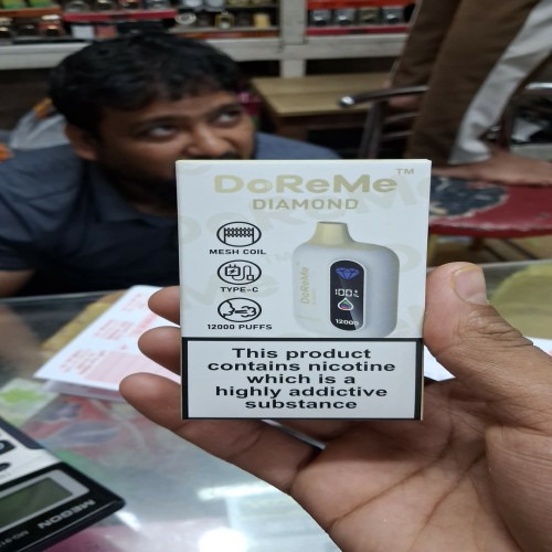 DoReMe Diamond Disposable Vape 12,000 puff capacity._img_1