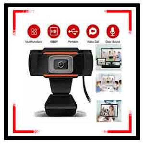 HD Webcam 720P USB Camera Rotatable Video Recording Web Camera With Microphone For PC Computer_img_1