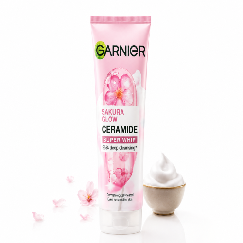 Garnier Sakura Glow Ceramide Super Whip 100ml_img_1