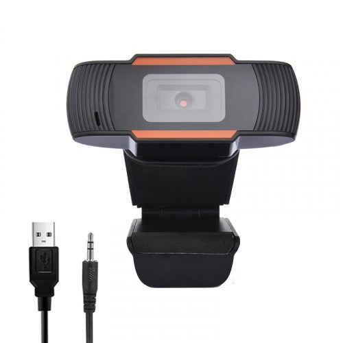 HD Webcam 720P USB Camera Rotatable Video Recording Web Camera With Microphone For PC Computer_img_0