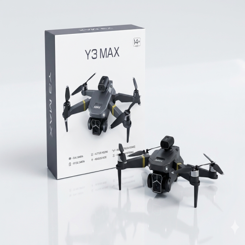 Y3 MAX Foldable RC Drone with 4K Dual Camera and Obstacle Avoidance_img_1