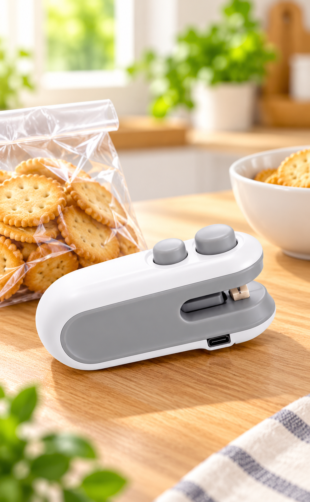 USB রিচার্জেবল মিনি ব্যাগ সিলার – পোর্টেবল হ্যান্ডহেল্ড প্যাকেট সিলিং মেশিন_img_3