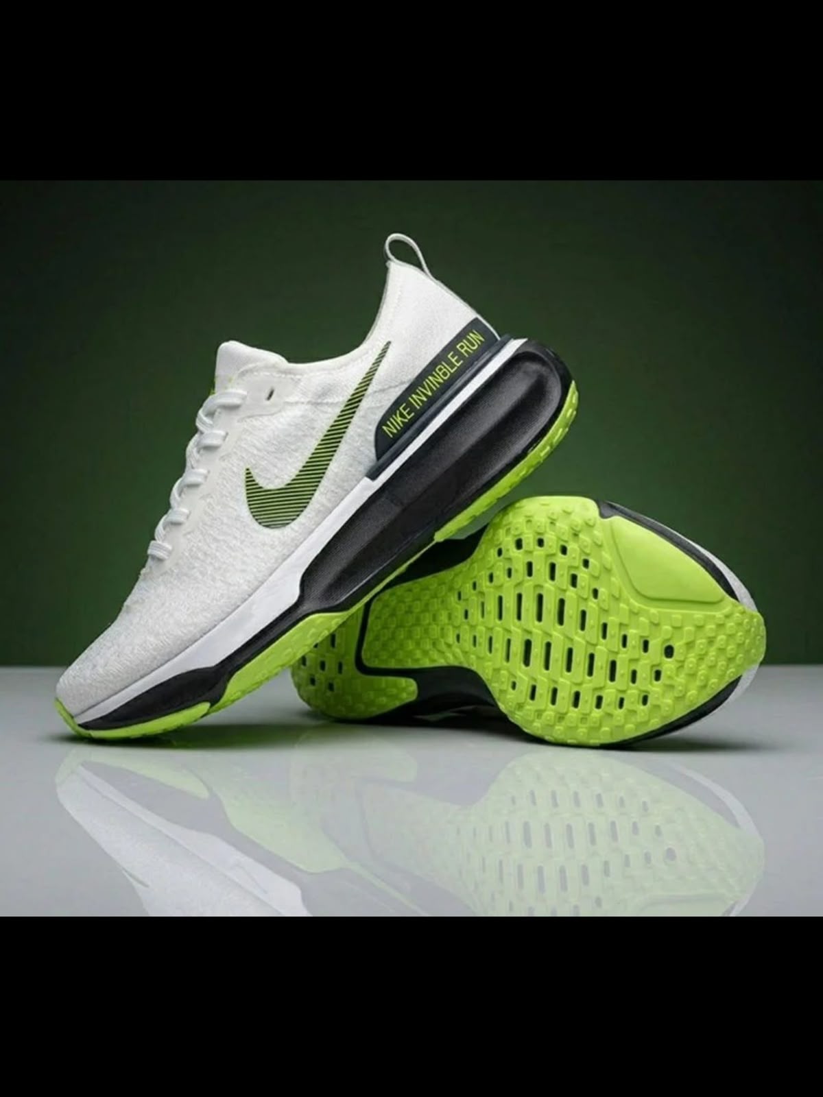 NIKE INVISIBLE RUN (1:1 GRADE) (white/black)