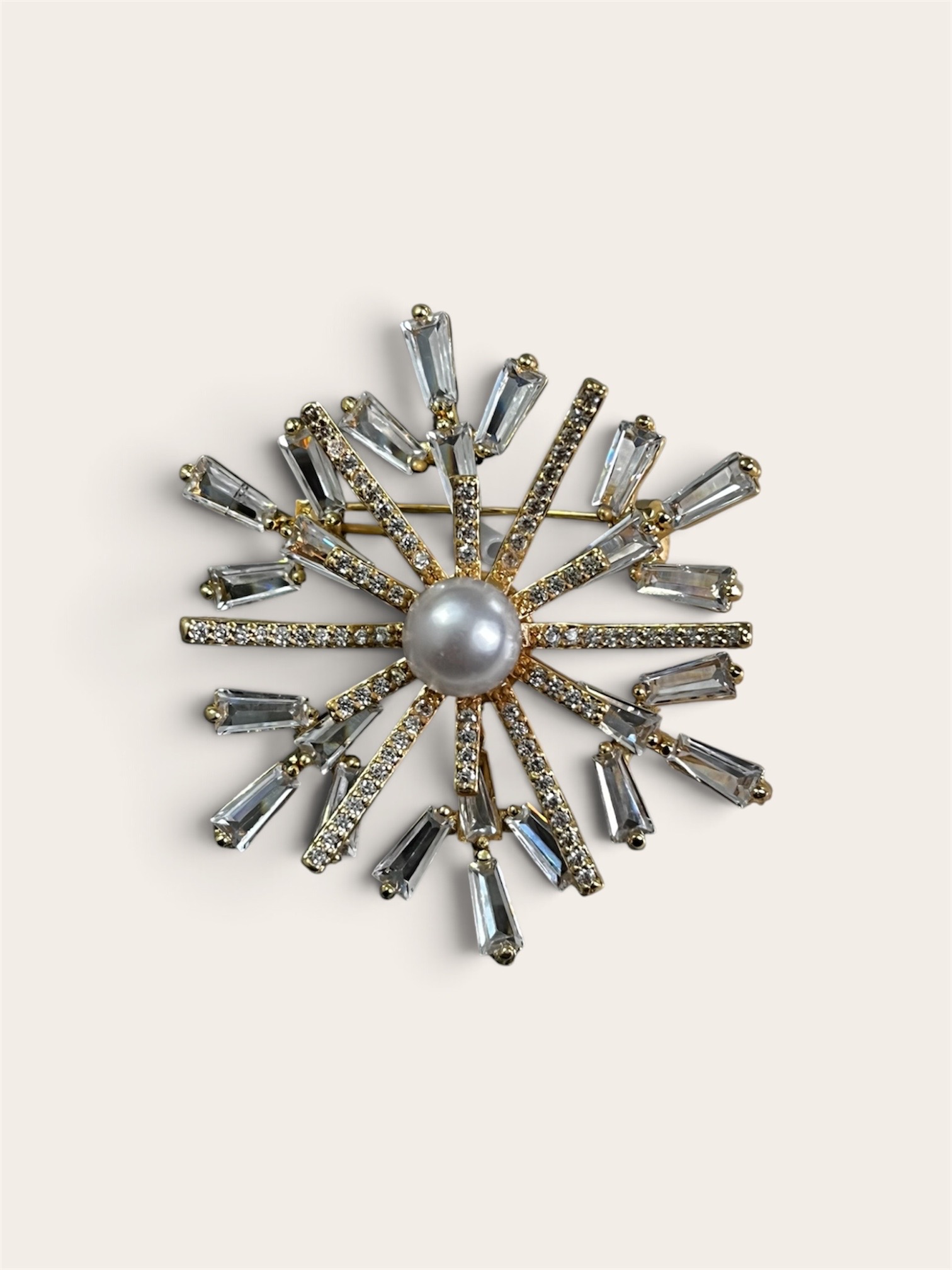 Snowflake Stone Brooch_img_0