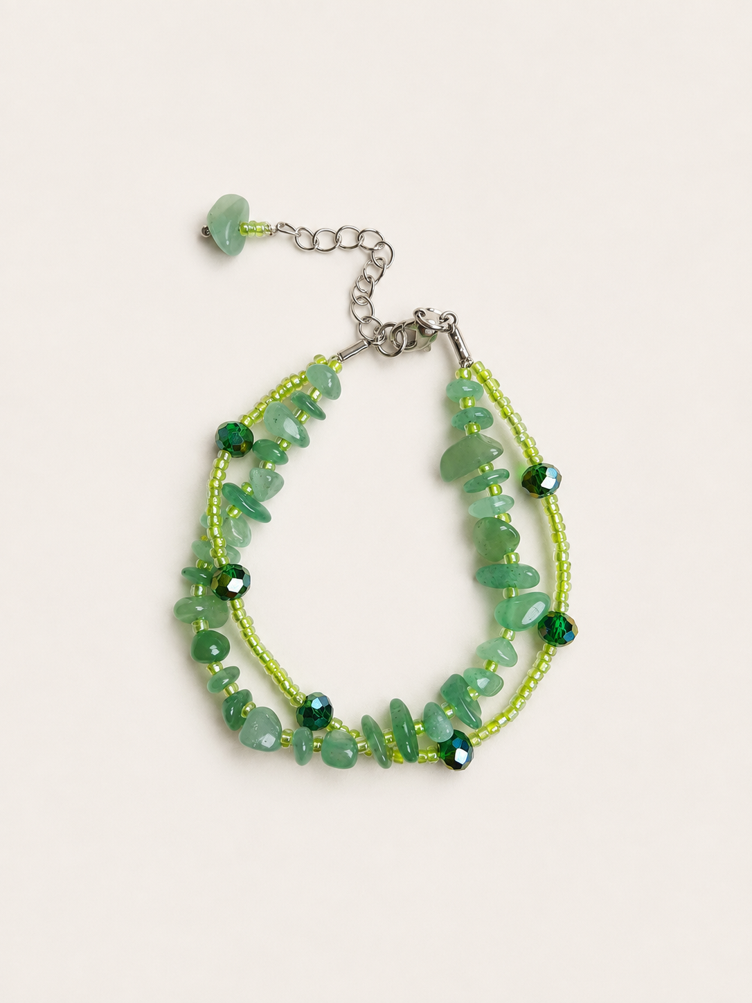 Glow Gemstone Layer Bracelet