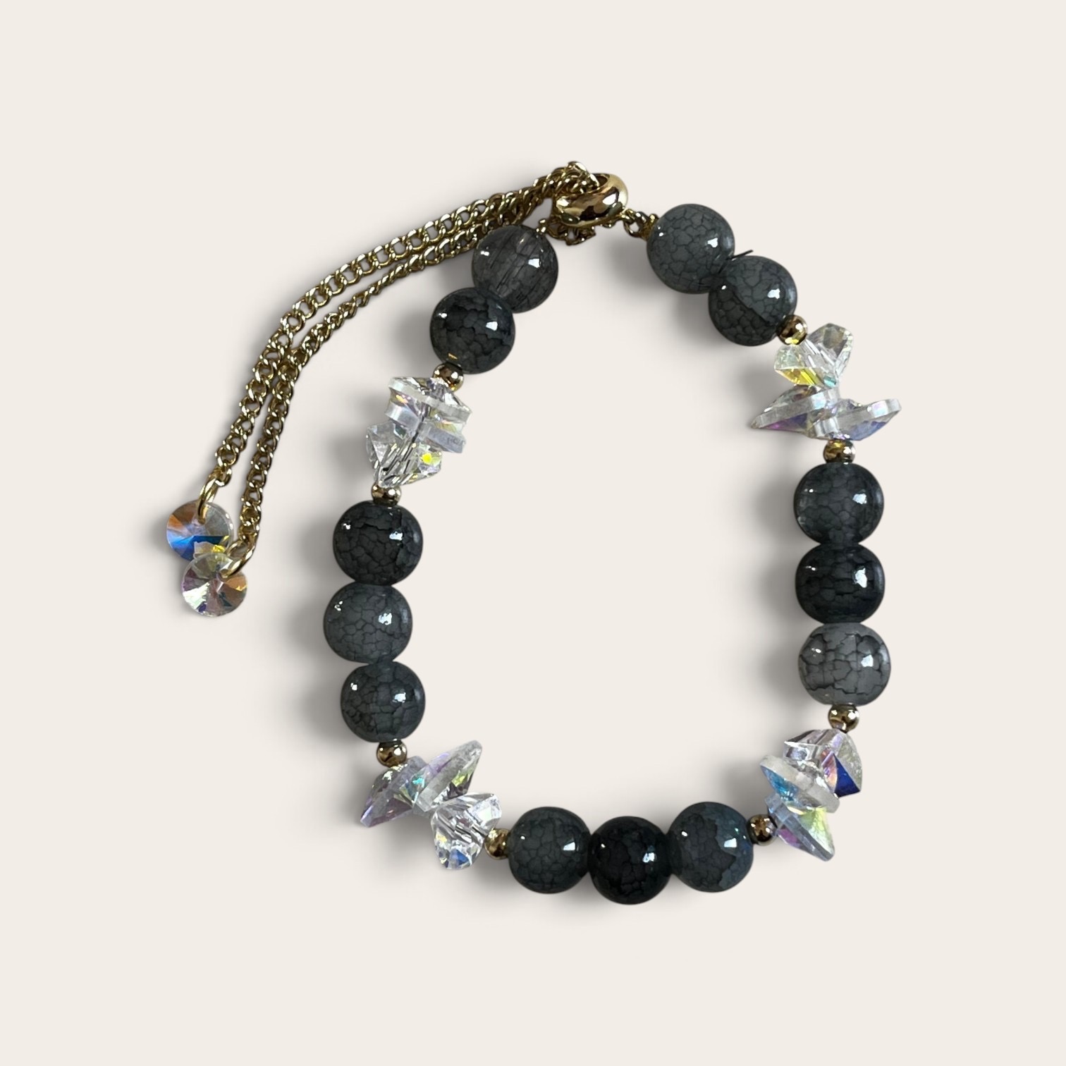 Sparkly Beaded Adjustable Bracelet_img_5
