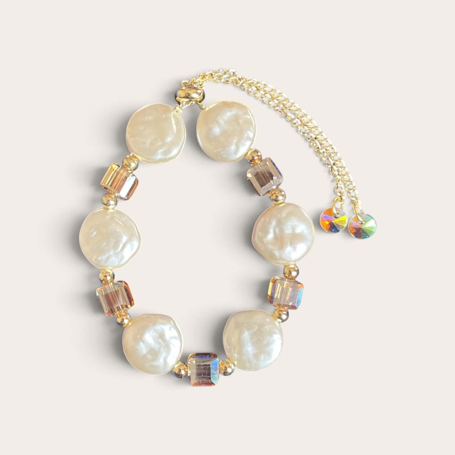 Flat Bead & Sparkle Bracelet_img_3