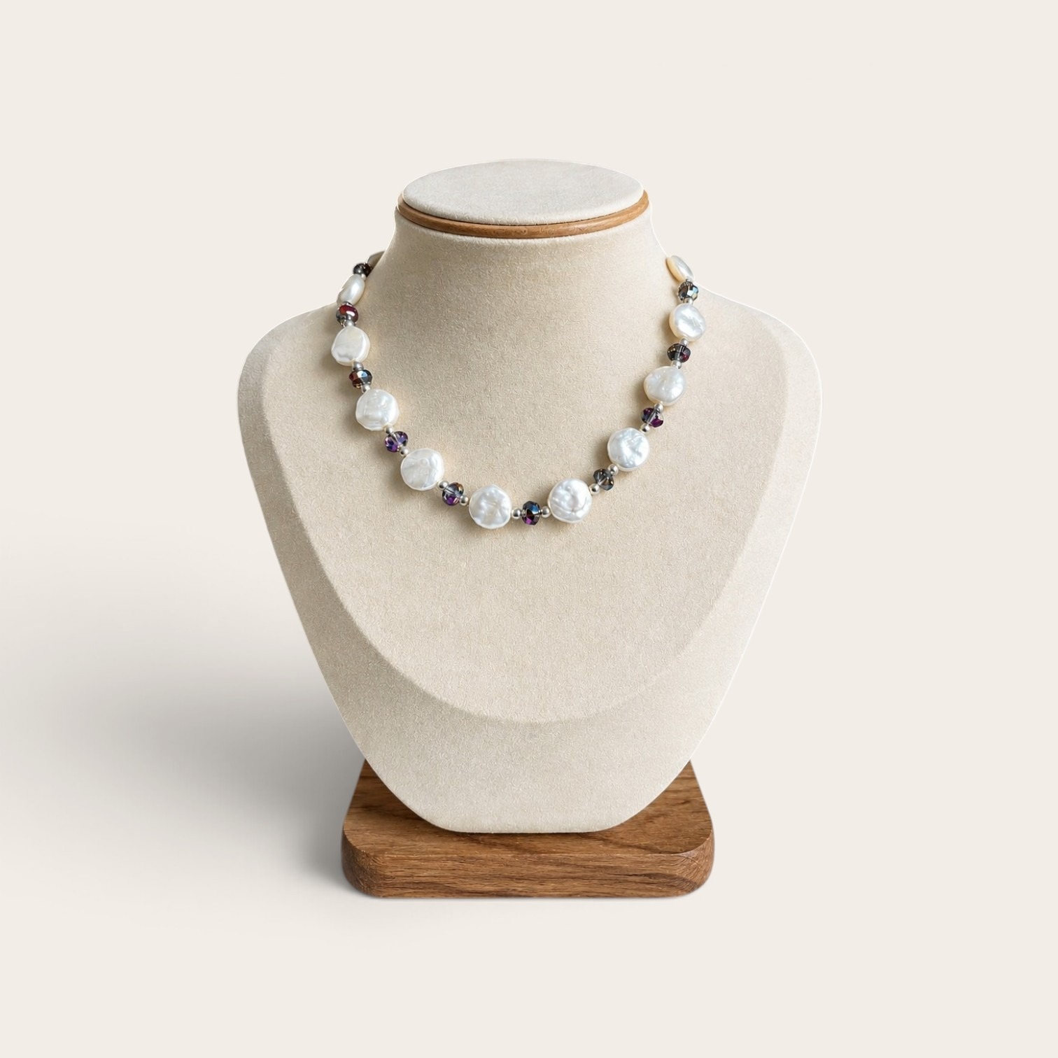 Flat Bead Sparkle Necklace_img_3