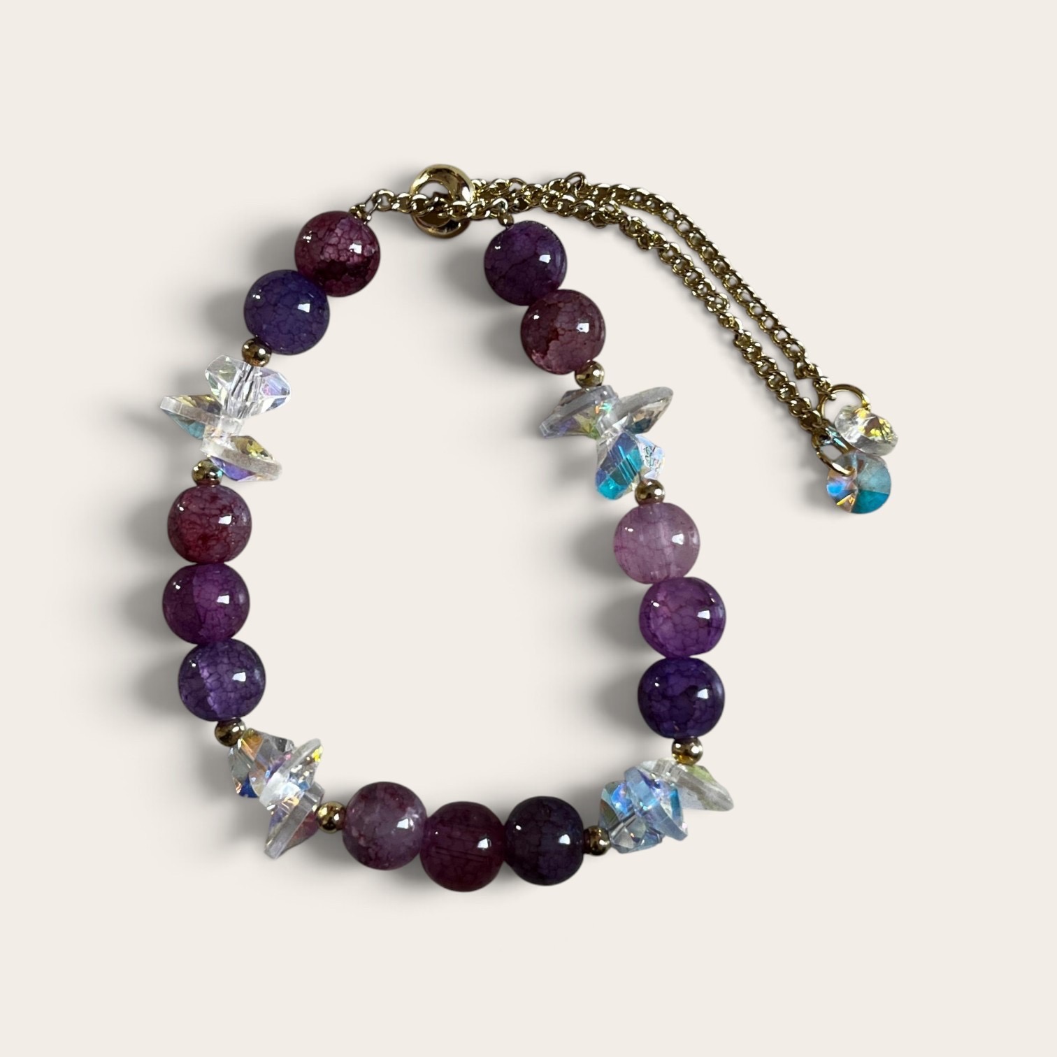 Sparkly Beaded Adjustable Bracelet_img_3