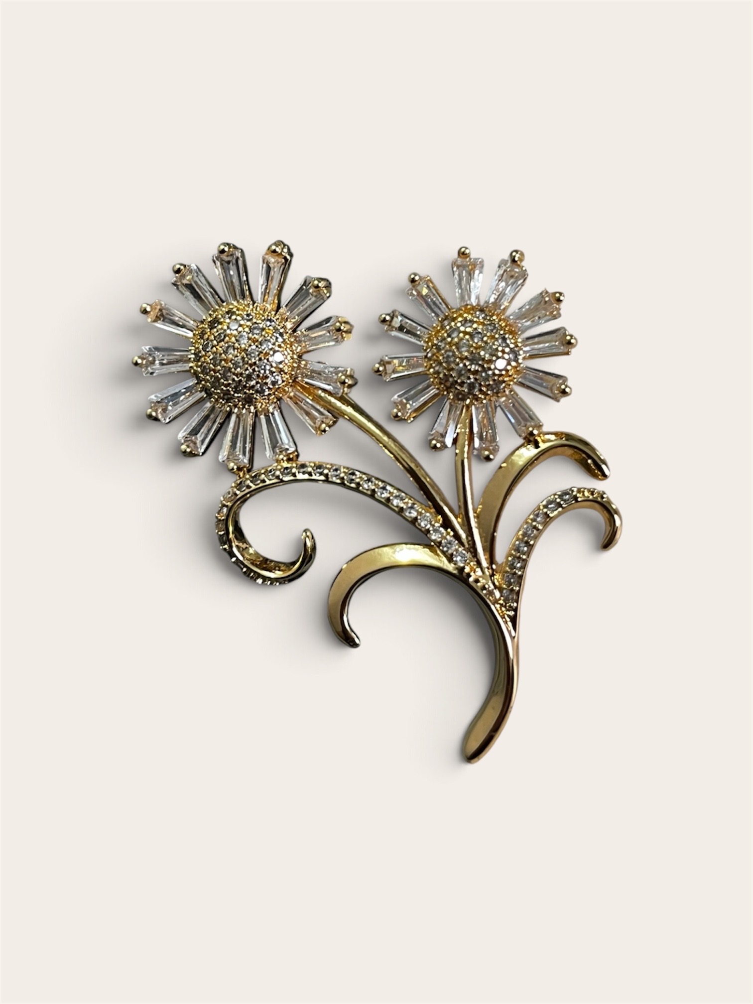 Sunflower Stone Brooch_img_0