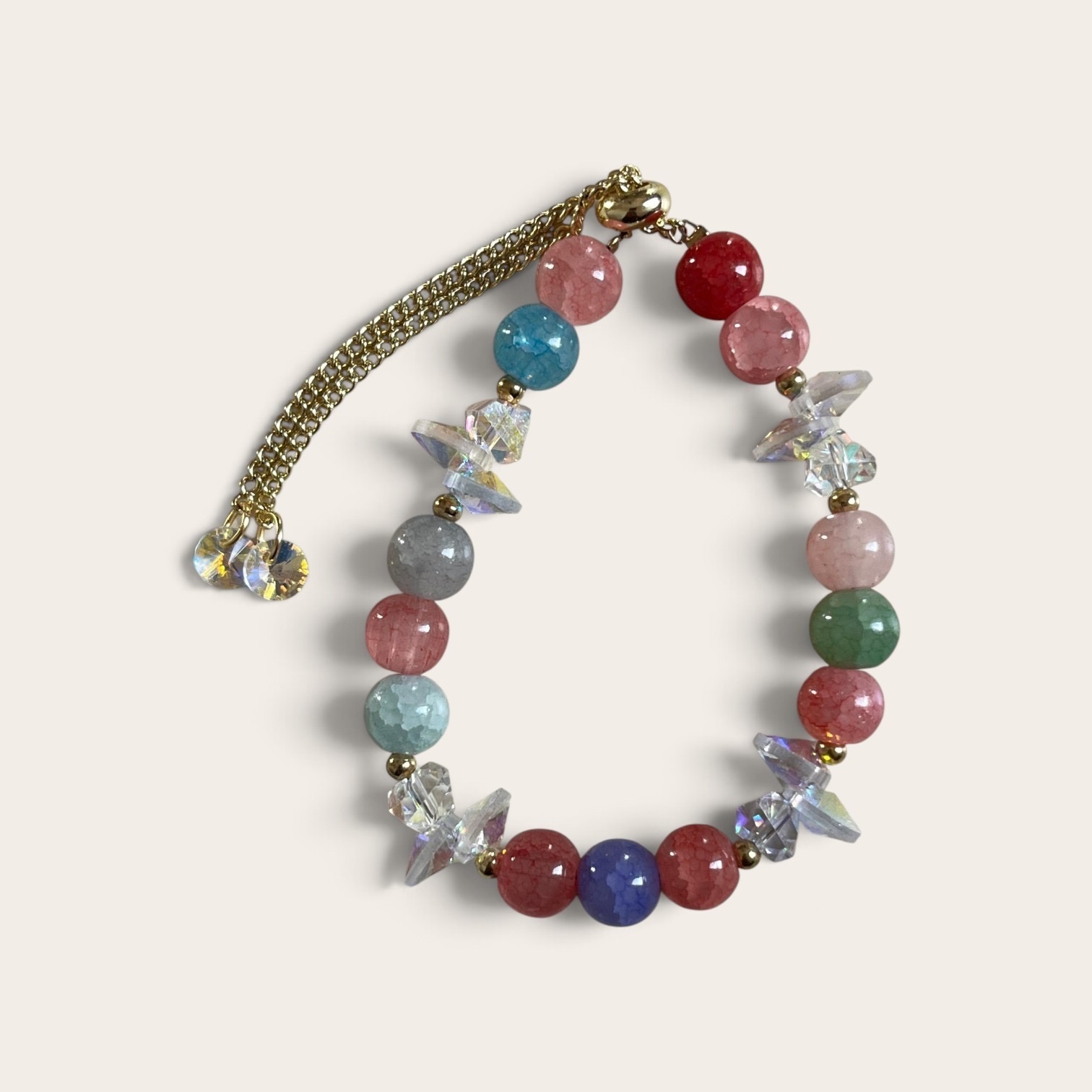 Sparkly Beaded Adjustable Bracelet_img_6