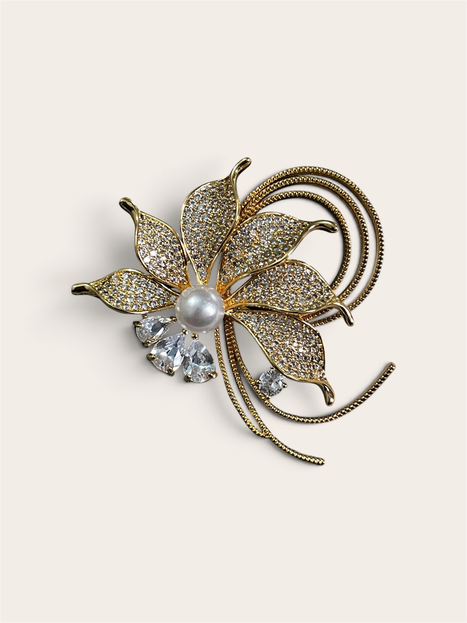 Elegant Stone Brooch_img_0
