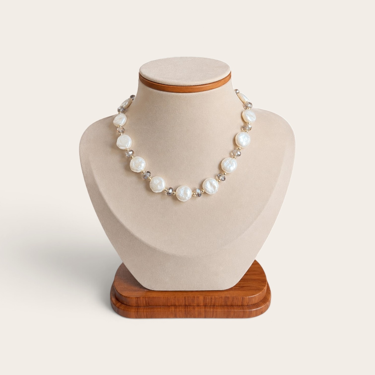 Flat Bead Sparkle Necklace_img_1
