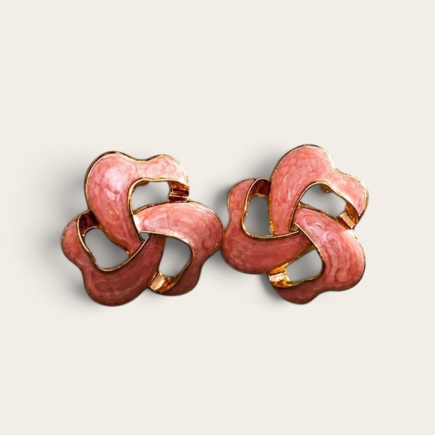 Abstract Spiral Statement Earrings_img_1