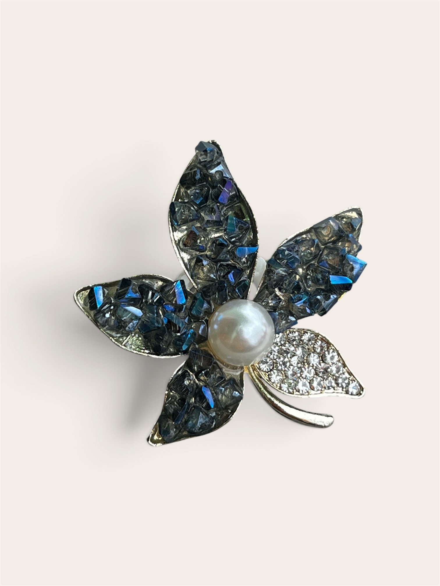 Century Leaf Pearl Brooch_img_2